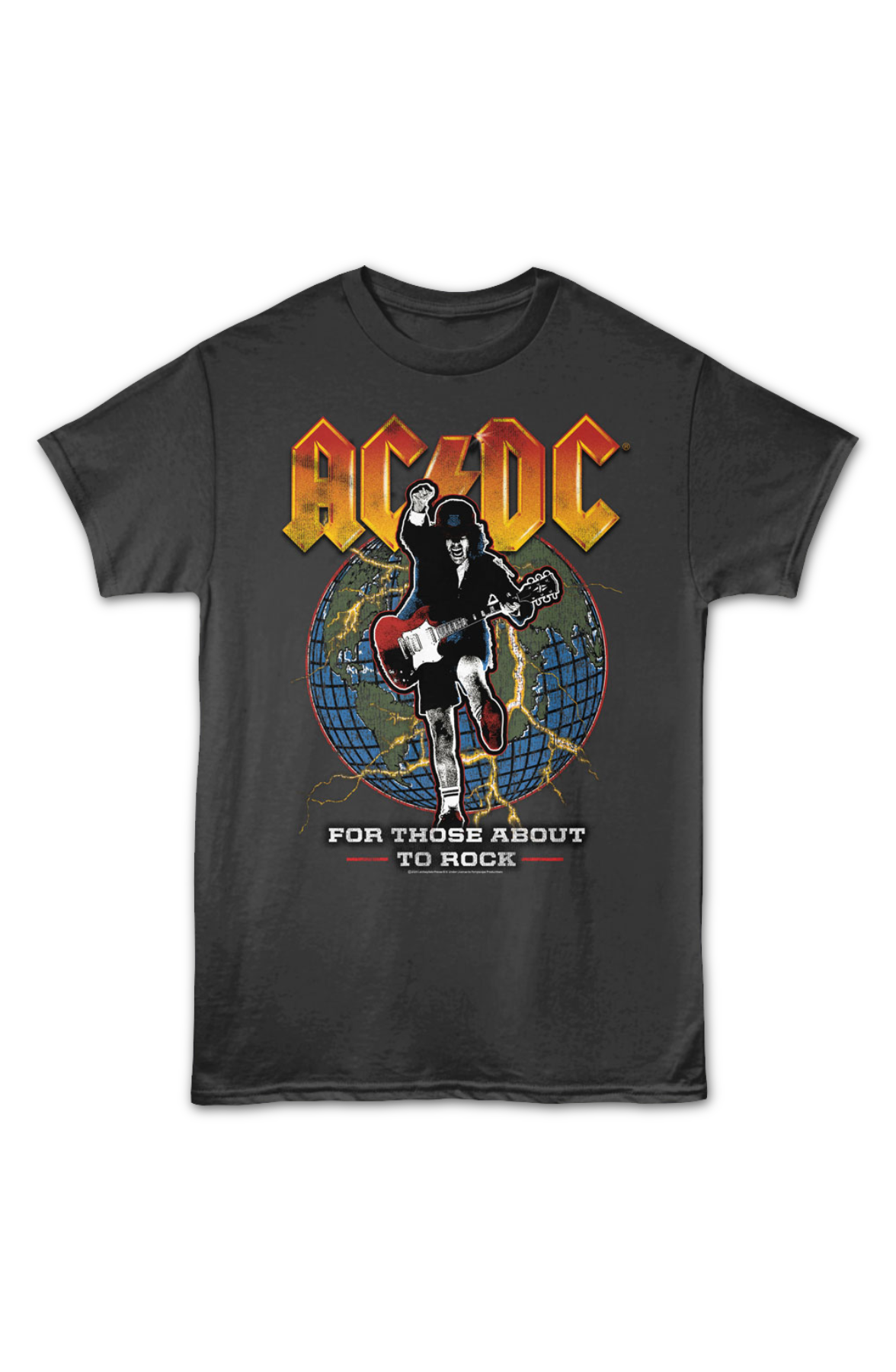 For Those About To Rock Globe ACDC T-Shirt Hoodie, Sweatshirt | CiraTrend.com (Image 2)