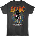 For Those About To Rock Globe ACDC T-Shirt Hoodie, Sweatshirt | CiraTrend.com (Image 1)