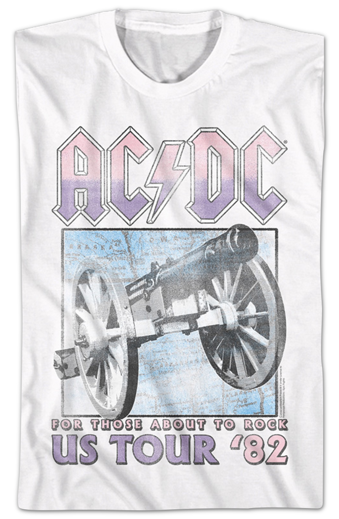For Those About To Rock US Tour '82 ACDC Shirt Hoodie, Sweatshirt | CiraTrend.com (Image 2)