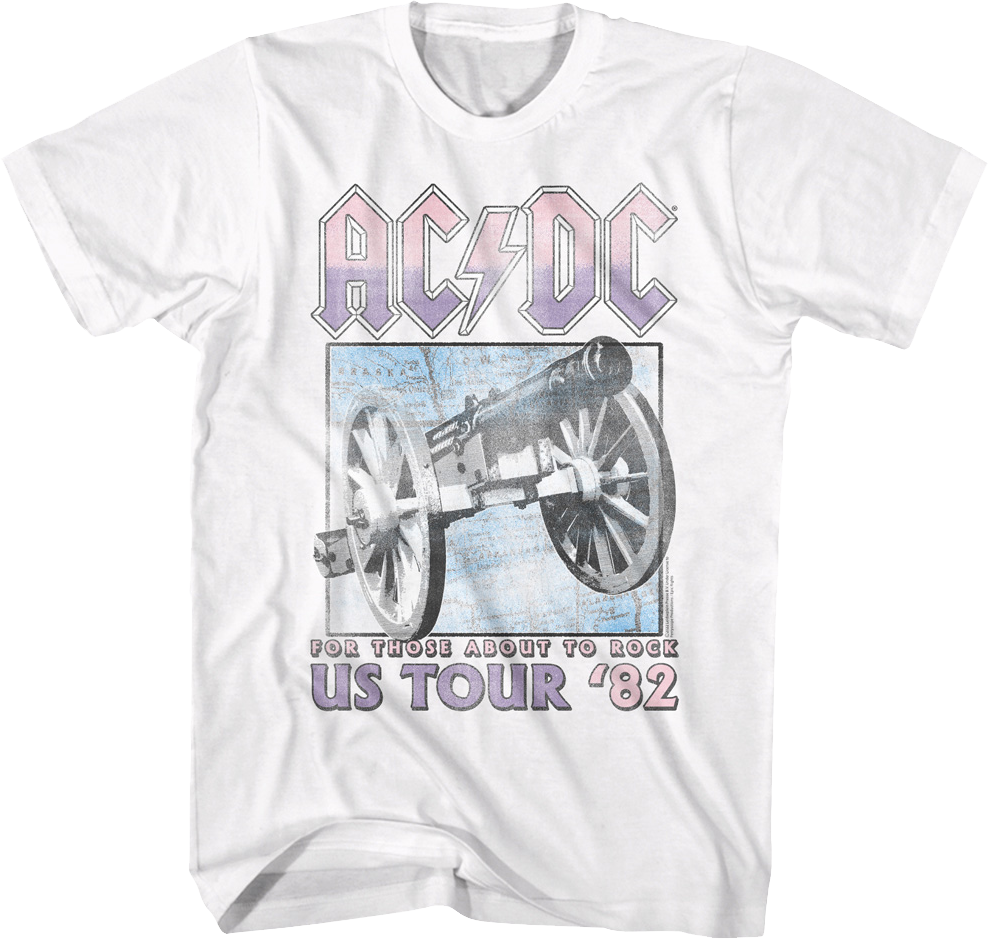 For Those About To Rock US Tour '82 ACDC Shirt Hoodie, Sweatshirt | CiraTrend.com (Image 1)