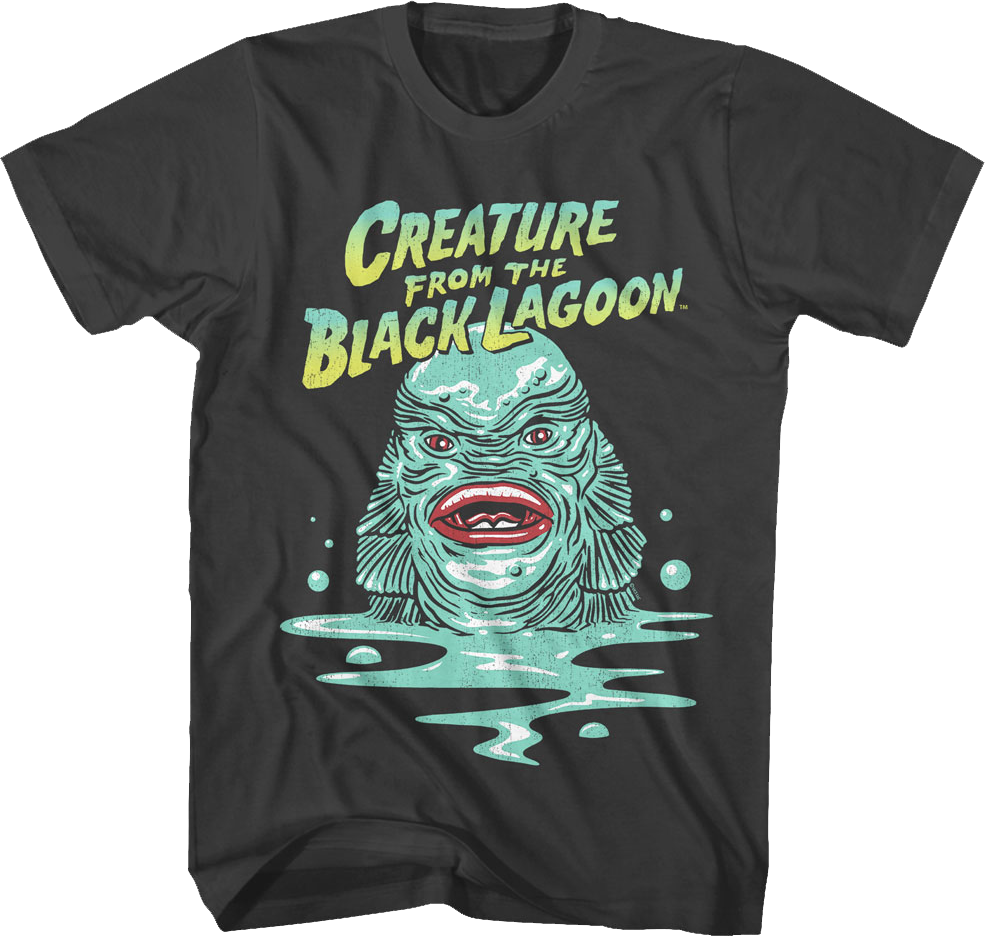 Terrifying Monster Creature From The Black Lagoon T-Shirt Hoodie, Sweatshirt | CiraTrend.com (Image 1)