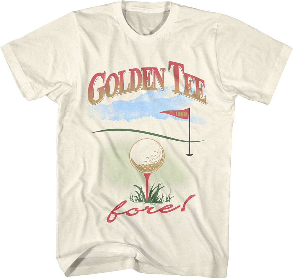 Fore! Golden Tee Golf T-Shirt Hoodie, Sweatshirt | CiraTrend.com (Image 1)