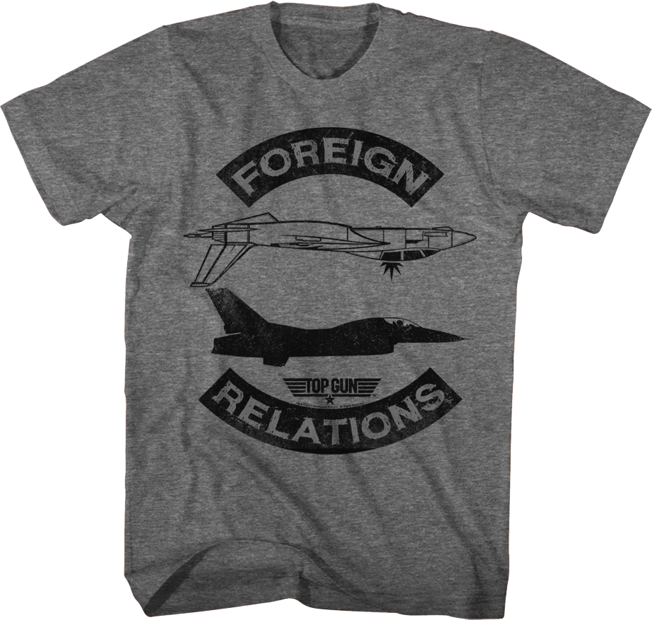 Foreign Relations Top Gun T-Shirt Hoodie, Sweatshirt | CiraTrend.com (Image 1)