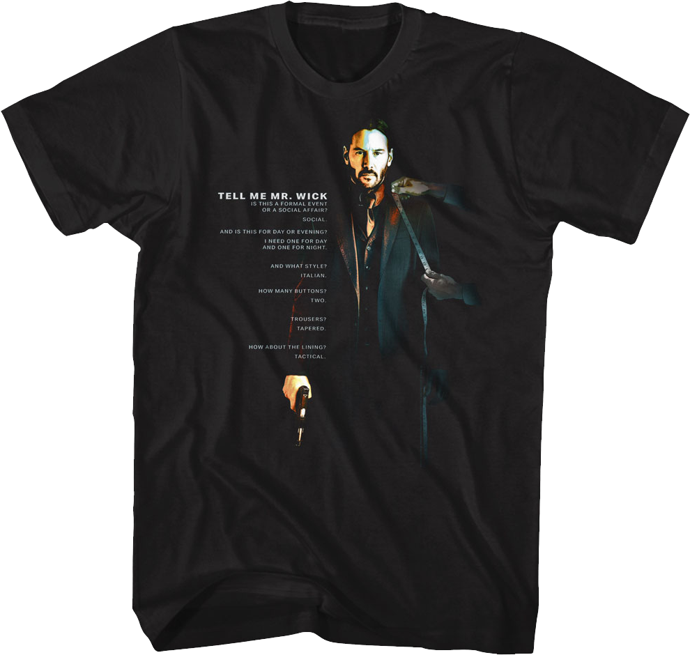 Formal Event Or Social Affair John Wick T-Shirt Hoodie, Sweatshirt | CiraTrend.com (Image 1)