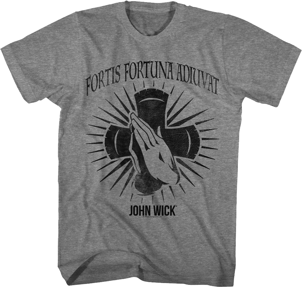 Fortis Fortuna Adiuvat John Wick T-Shirt Hoodie, Sweatshirt | CiraTrend.com (Image 1)