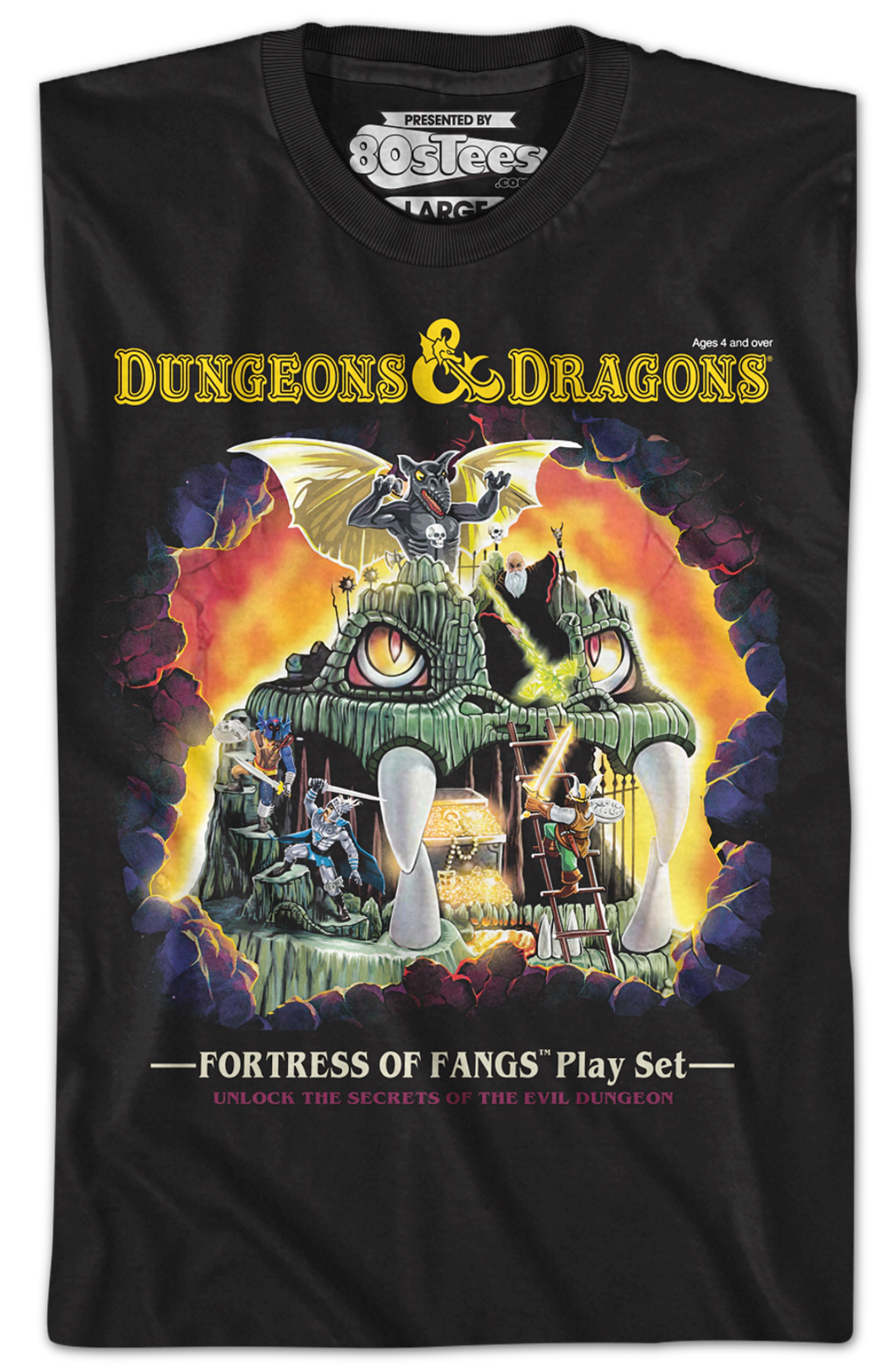 Fortress Of Fangs Dungeons & Dragons T-Shirt Hoodie, Sweatshirt | CiraTrend.com (Image 2)