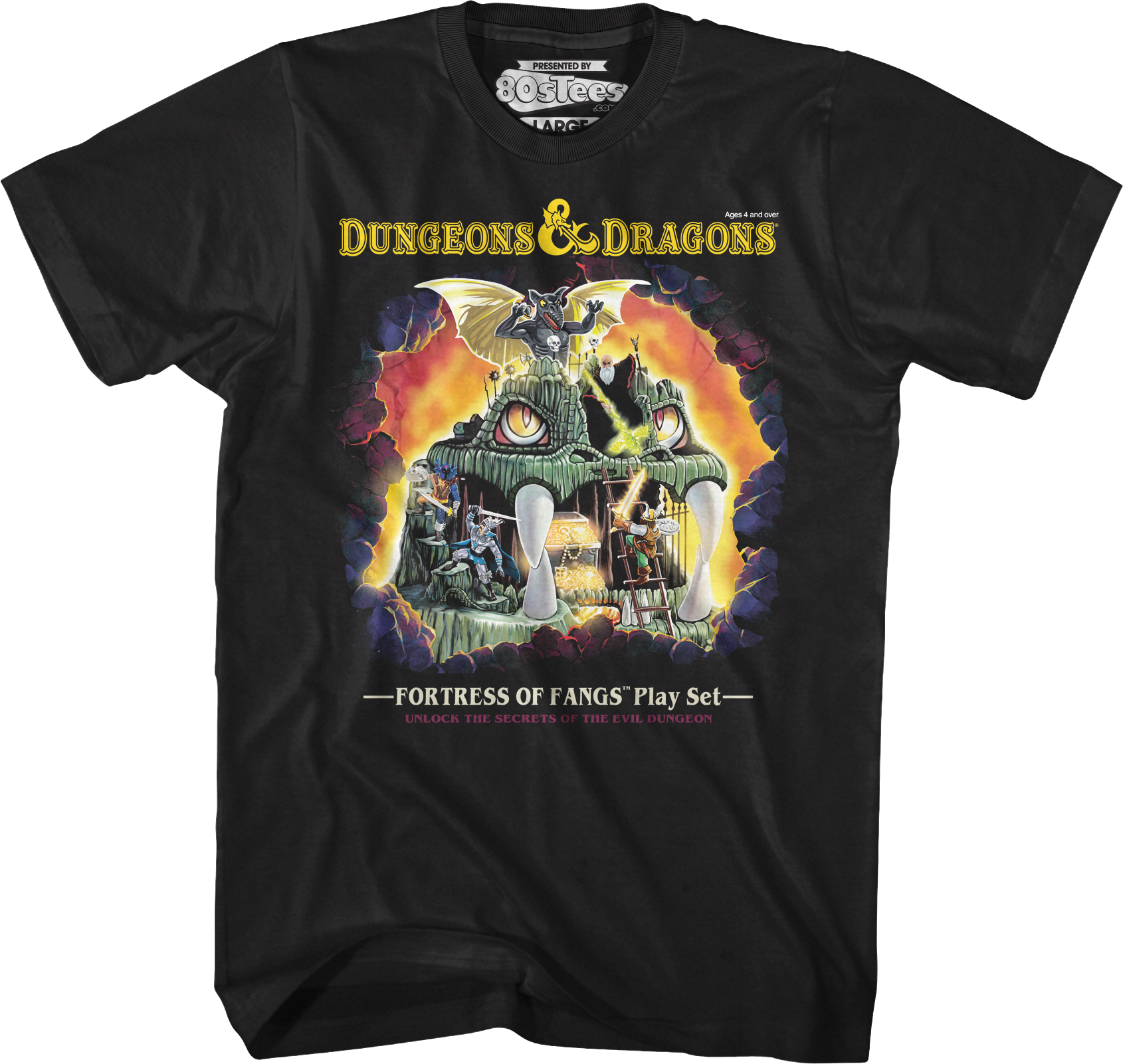 Fortress Of Fangs Dungeons & Dragons T-Shirt Hoodie, Sweatshirt | CiraTrend.com (Image 1)