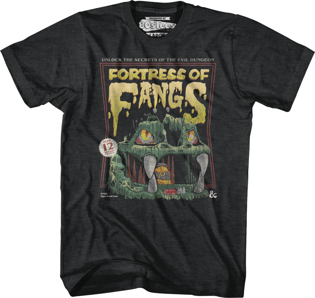 Fortress Of Fangs Poster Dungeons & Dragons T-Shirt Hoodie, Sweatshirt | CiraTrend.com (Image 1)