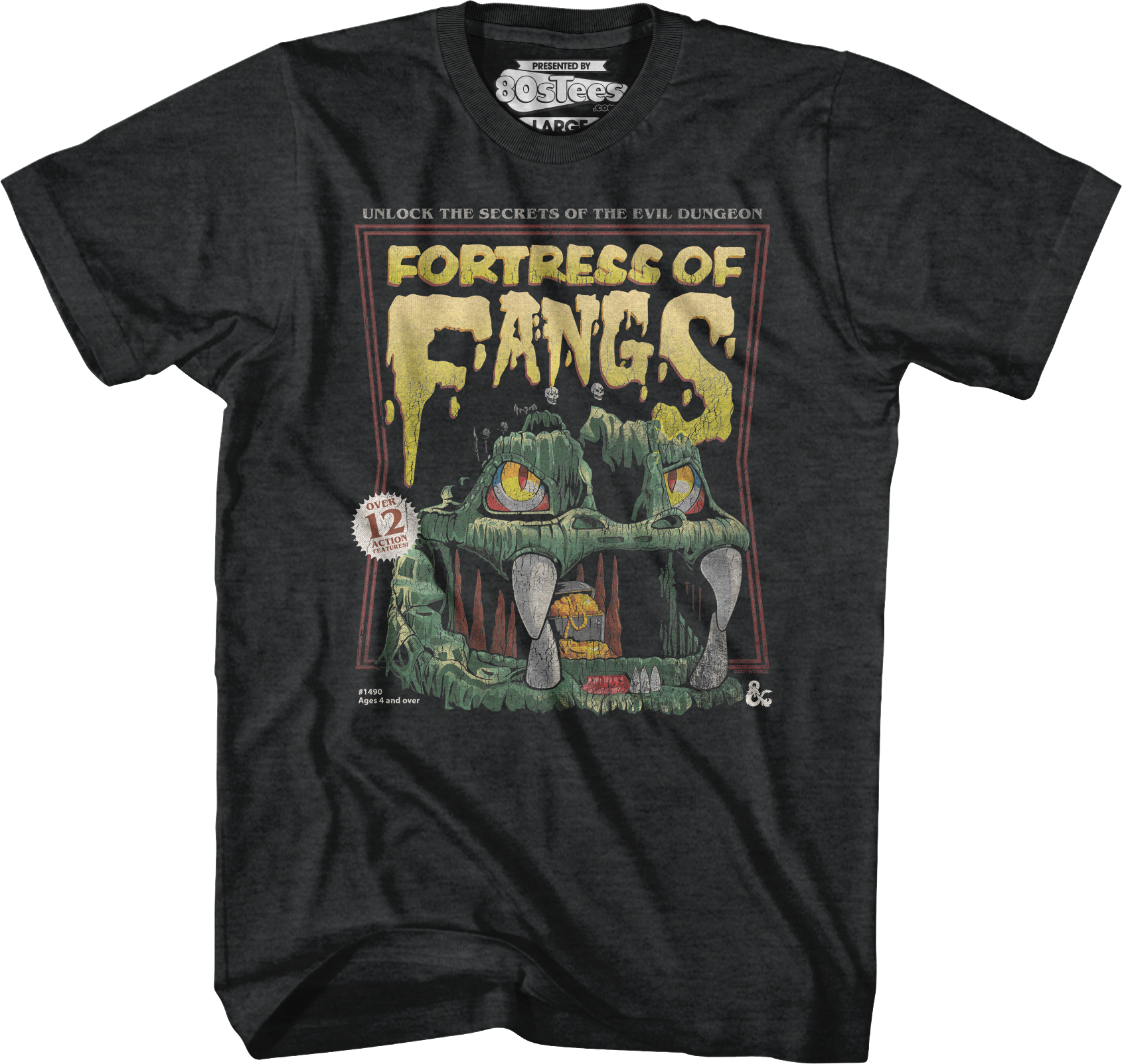 Fortress Of Fangs Poster Dungeons & Dragons T-Shirt Hoodie, Sweatshirt | CiraTrend.com (Image 1)