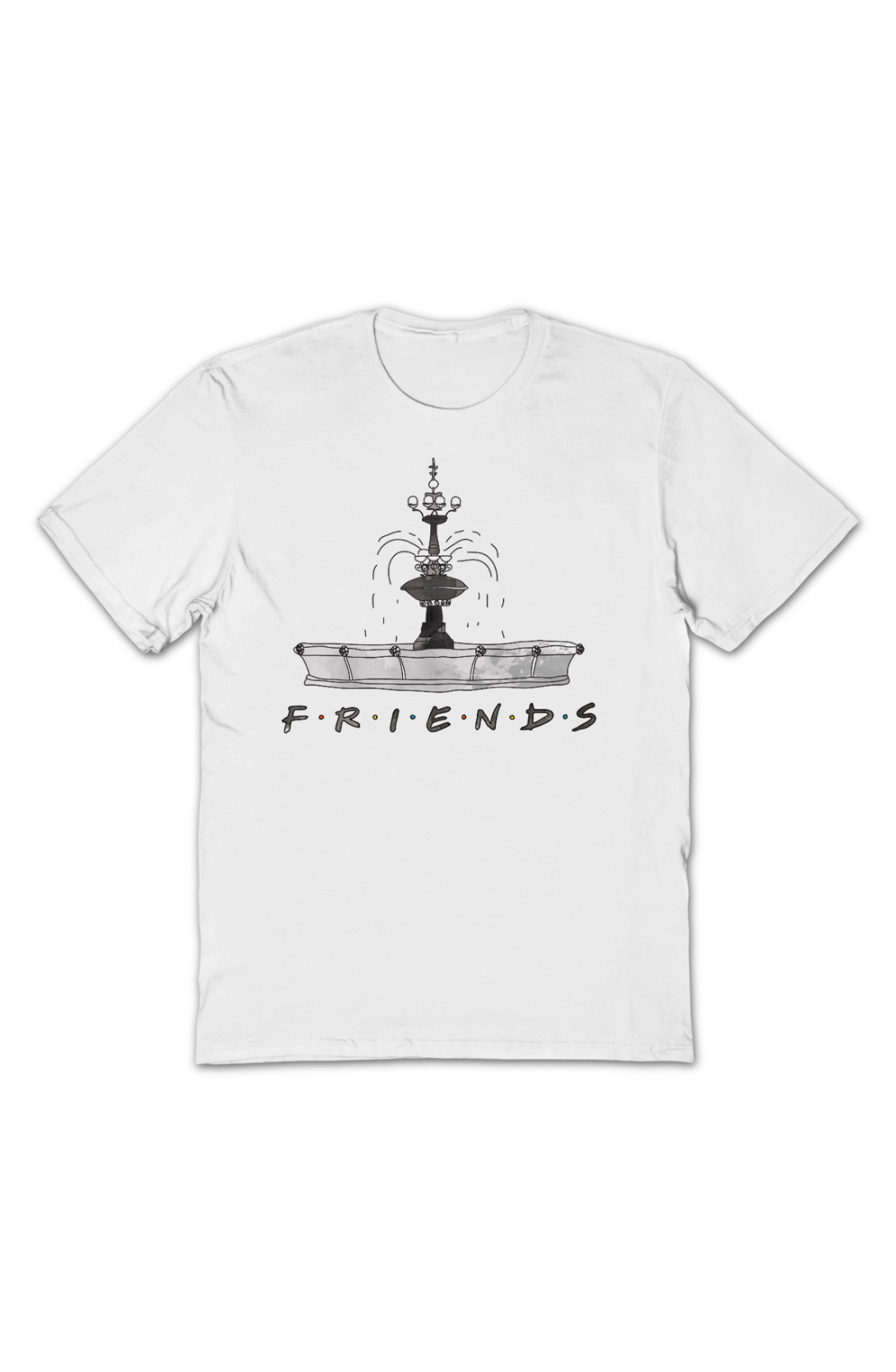 Fountain Sketch Friends T-Shirt Hoodie, Sweatshirt | CiraTrend.com (Image 2)