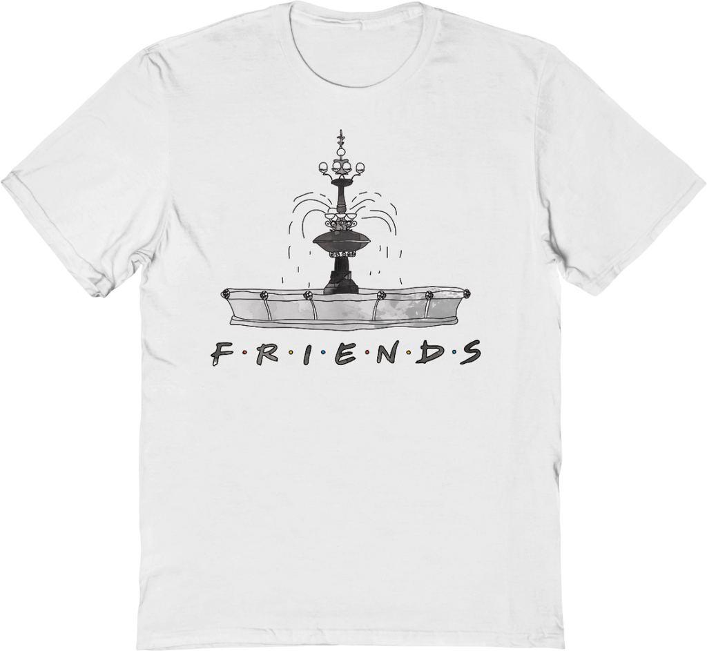 Fountain Sketch Friends T-Shirt Hoodie, Sweatshirt | CiraTrend.com (Image 1)