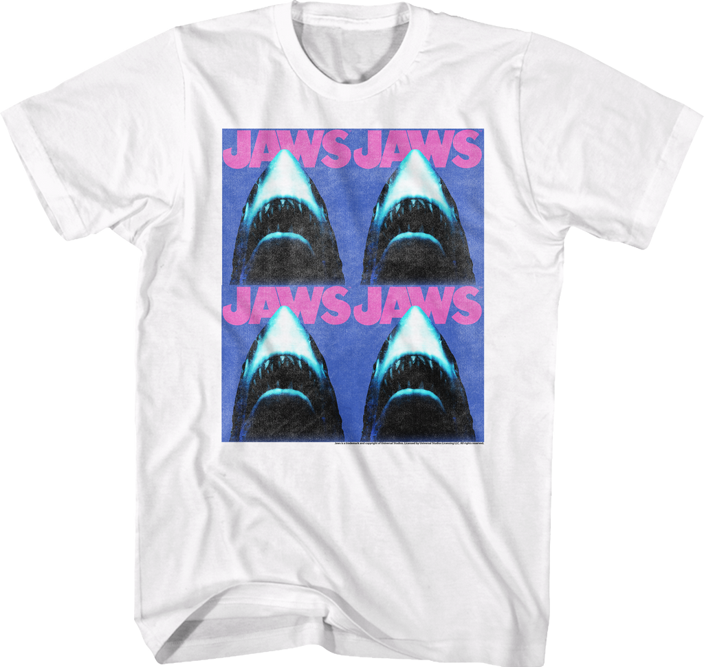 Four Squares Jaws T-Shirt Hoodie, Sweatshirt | CiraTrend.com (Image 1)