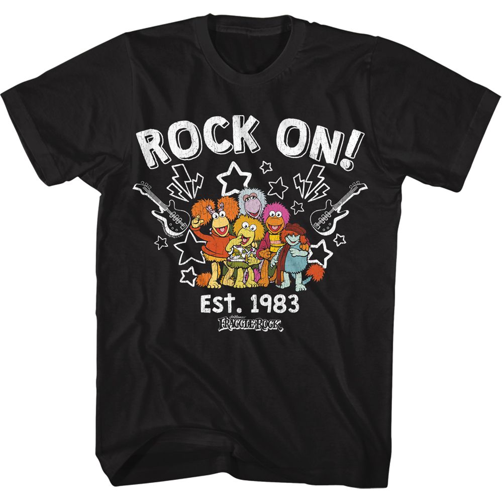 Fraggle Rock - Guitars And Stars Boyfriend Tee Hoodie, Sweatshirt | CiraTrend.com