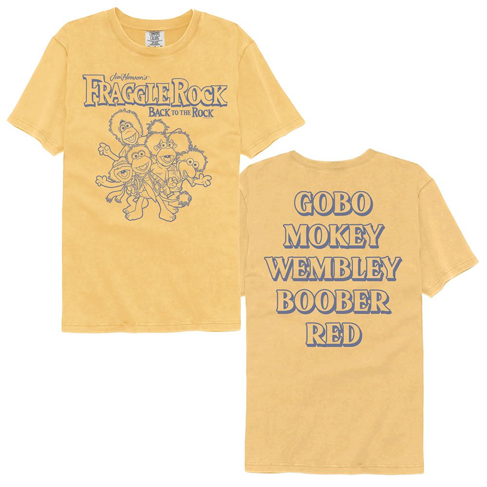 Fraggle Rock Names On Back Comfort Colors T-Shirt Hoodie, Sweatshirt | CiraTrend.com