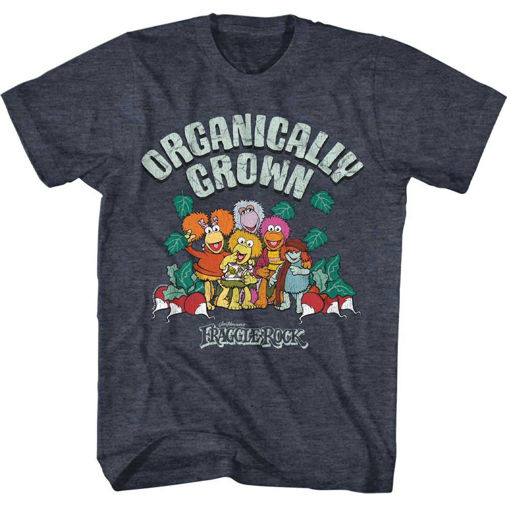 Fraggle Rock - Organically Grown Boyfriend Tee Hoodie, Sweatshirt | CiraTrend.com