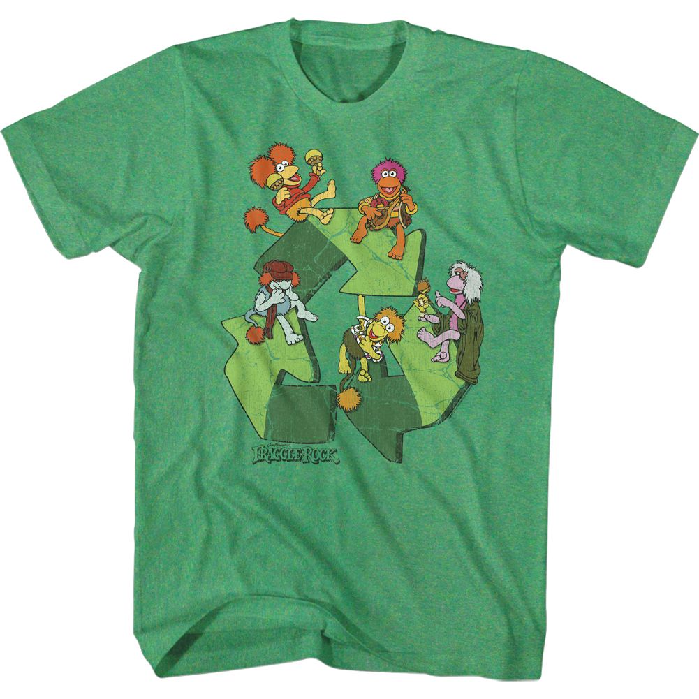 Fraggle Rock - Recycle Symbol T-Shirt Hoodie, Sweatshirt | CiraTrend.com