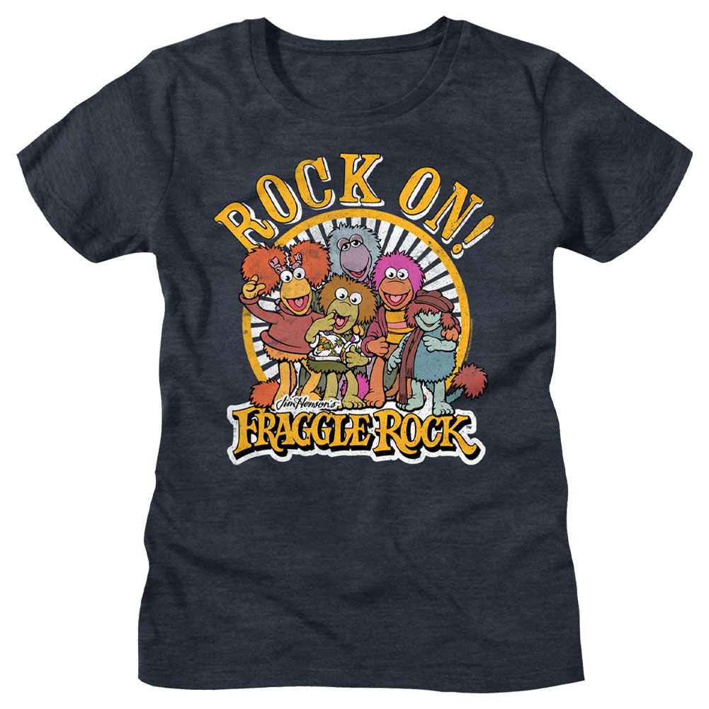 Fraggle Rock - Rock On Womens T-Shirt Hoodie, Sweatshirt | CiraTrend.com