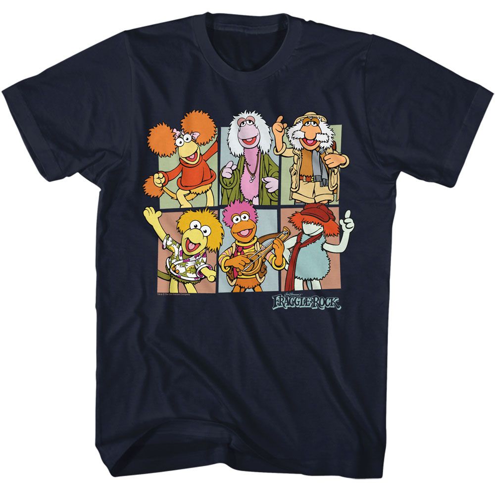 Fraggle Rock - Squares Boyfriend Tee Hoodie, Sweatshirt | CiraTrend.com