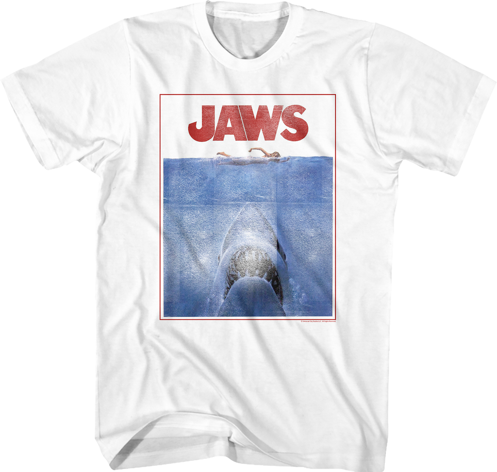 Framed Poster Jaws T-Shirts, Hoodie, Sweatshirt