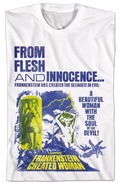 Frankenstein Created Woman Poster Hammer Films T-Shirt Hoodie, Sweatshirt | CiraTrend.com