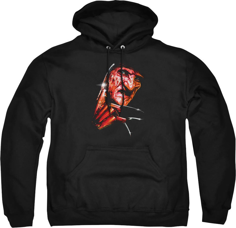 Freddy Close-Up Nightmare On Elm Street Hoodie T-Shirts, Sweatshirt | CiraTrend.com (Image 1)
