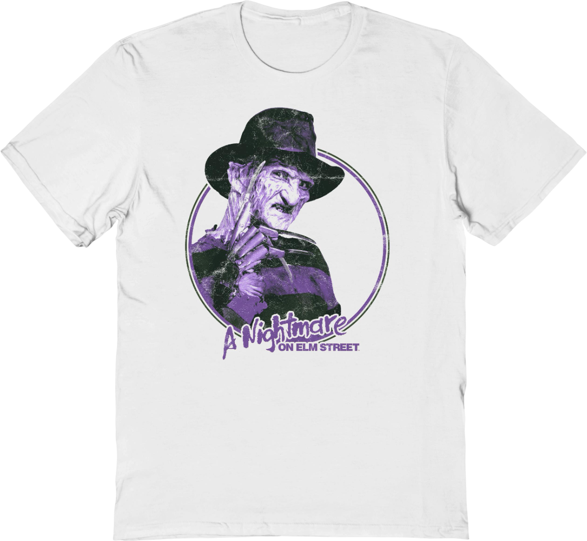 Freddy Krueger Retro Circle Nightmare On Elm Street T-Shirt Hoodie, Sweatshirt | CiraTrend.com (Image 1)
