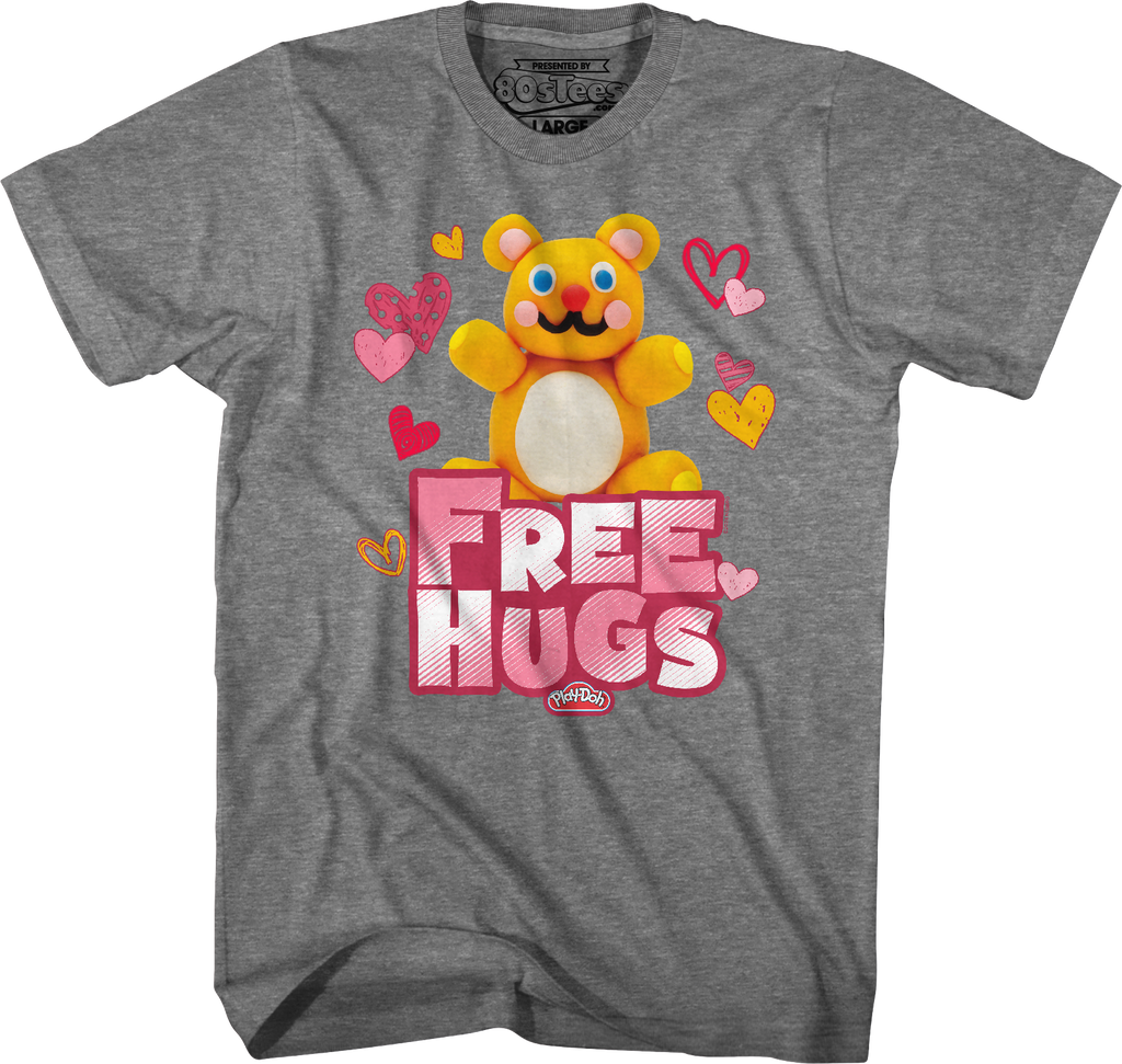 Exclusive Free Hugs Play-Doh T-Shirt Hoodie, Sweatshirt | CiraTrend.com (Image 3)