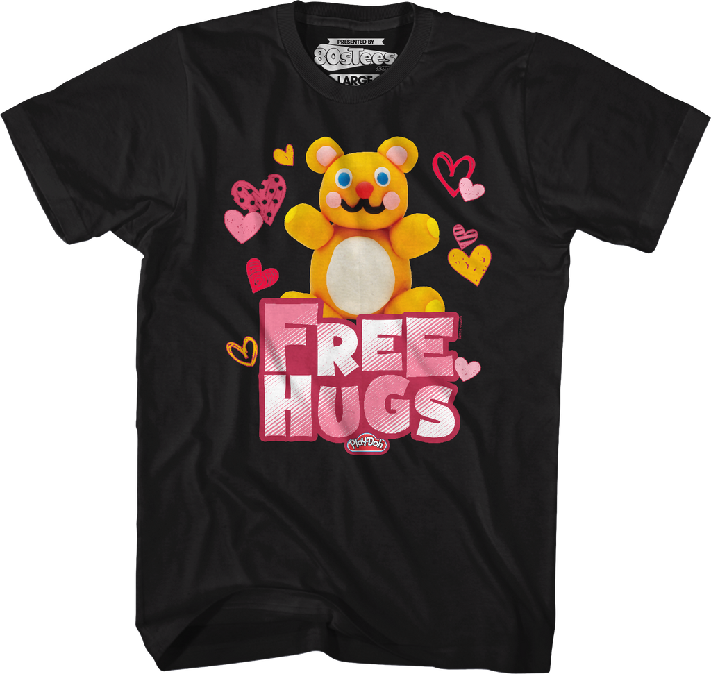 Exclusive Free Hugs Play-Doh T-Shirt Hoodie, Sweatshirt | CiraTrend.com (Image 1)