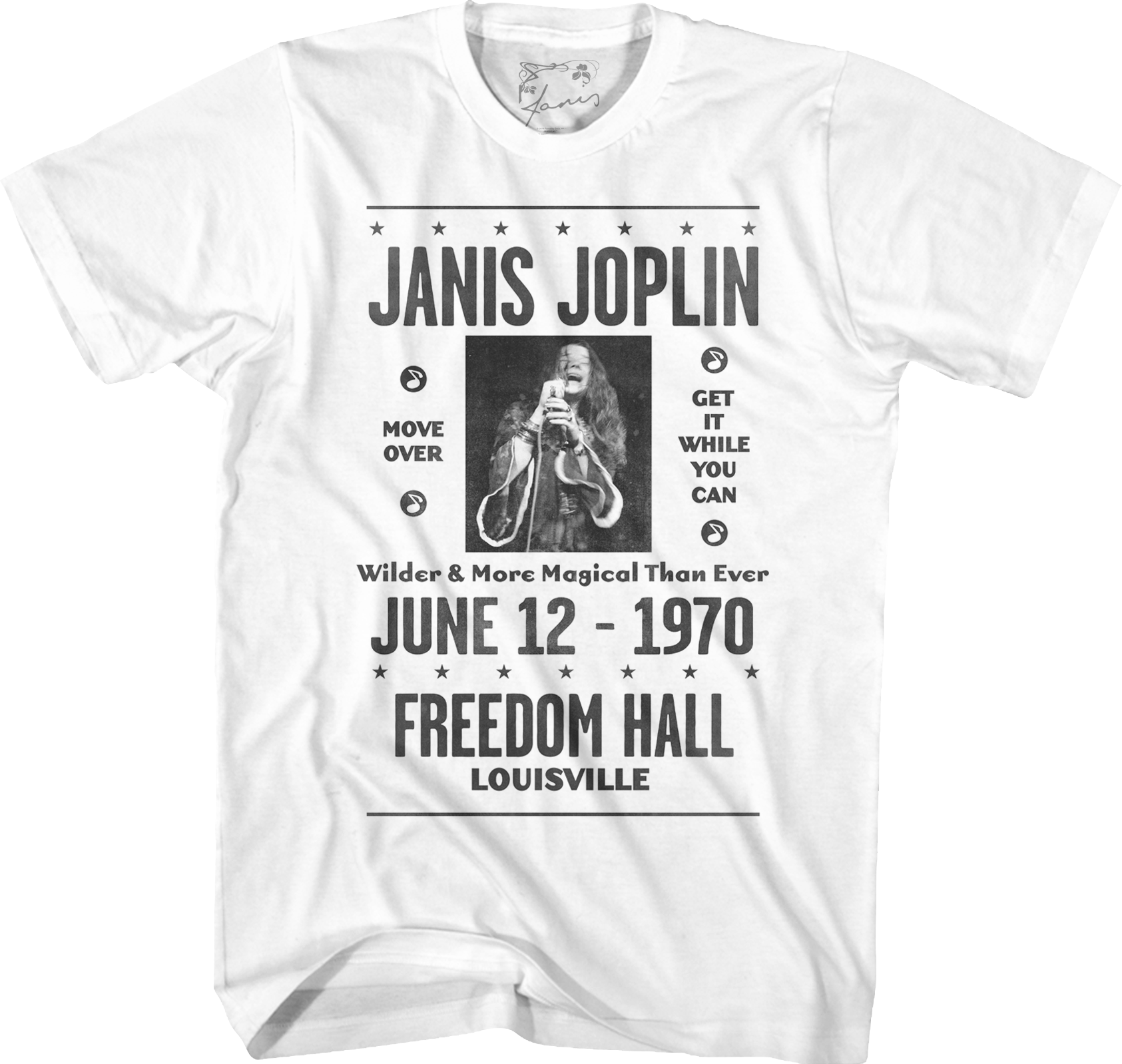Freedom Hall Janis Joplin T-Shirt Hoodie, Sweatshirt | CiraTrend.com (Image 1)