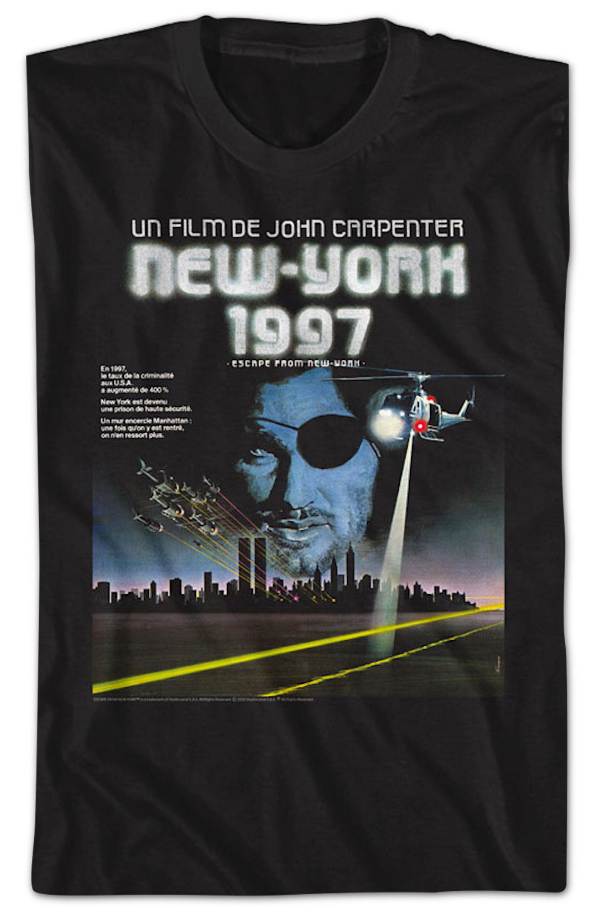 French Poster Escape From New York T-Shirt Hoodie, Sweatshirt | CiraTrend.com (Image 2)