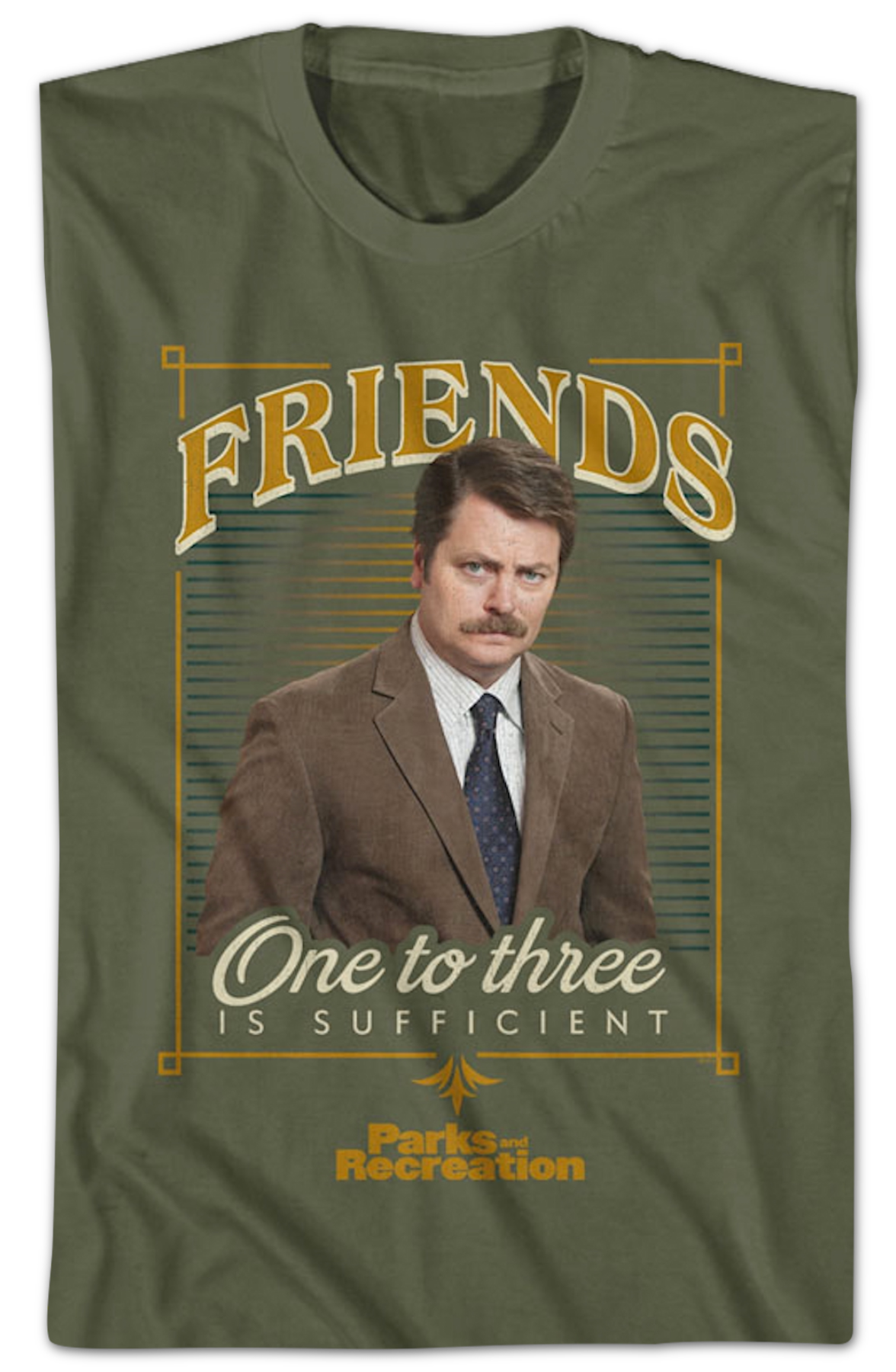 Friends One To Three Is Sufficient Parks And Recreation T-Shirt Hoodie, Sweatshirt | CiraTrend.com (Image 2)