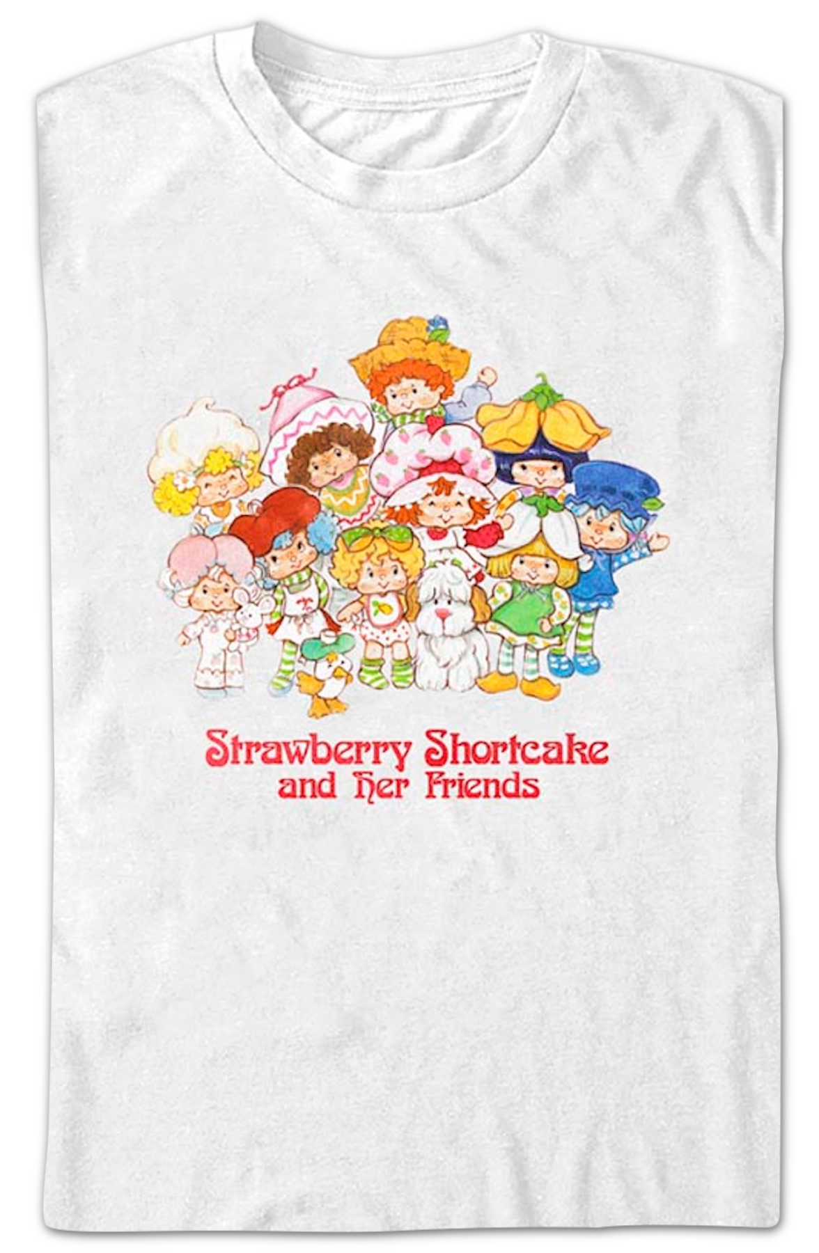 Old School Friends Strawberry Shortcake T-Shirt Hoodie, Sweatshirt | CiraTrend.com (Image 2)