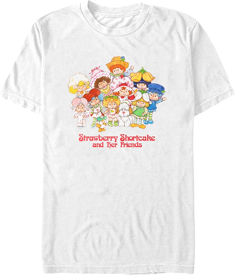 Friends Strawberry Shortcake T-Shirt Hoodie, Sweatshirt | CiraTrend.com (Image 1)