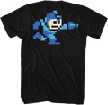 Front & Back 8-Bit Mega Man T-Shirt Hoodie, Sweatshirt | CiraTrend.com (Image 1)