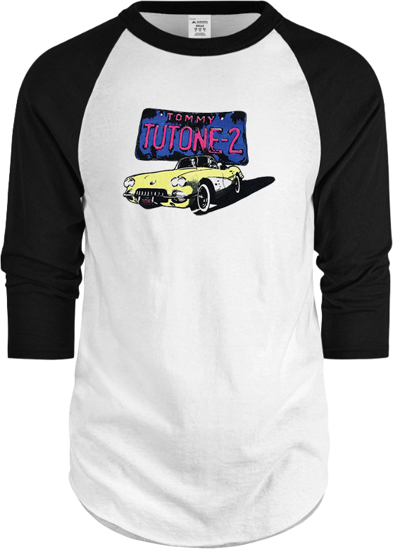 Front & Back Tommy Tutone Raglan Baseball Shirt Hoodie, Sweatshirt | CiraTrend.com (Image 1)