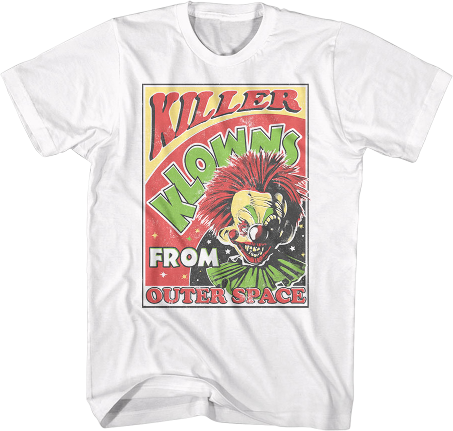 Front & Back Alien Bozos Killer Klowns From Outer Space T-Shirt Hoodie, Sweatshirt | CiraTrend.com (Image 1)