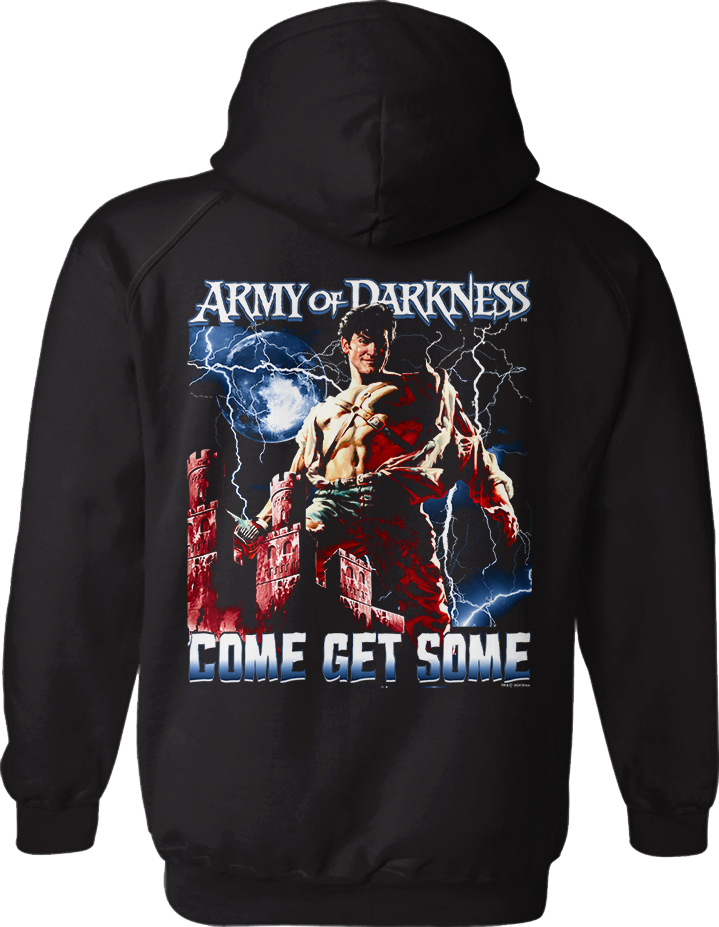 Front & Back Army Of Darkness Hoodie T-Shirts, Sweatshirt | CiraTrend.com (Image 3)