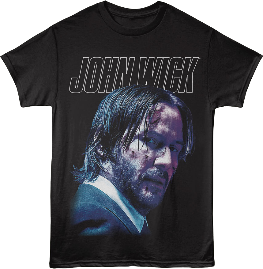 Front & Back Baba Yaga John Wick T-Shirt Hoodie, Sweatshirt | CiraTrend.com (Image 1)