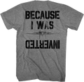 Front & Back Because I Was Inverted Top Gun T-Shirt Hoodie, Sweatshirt | CiraTrend.com (Image 1)
