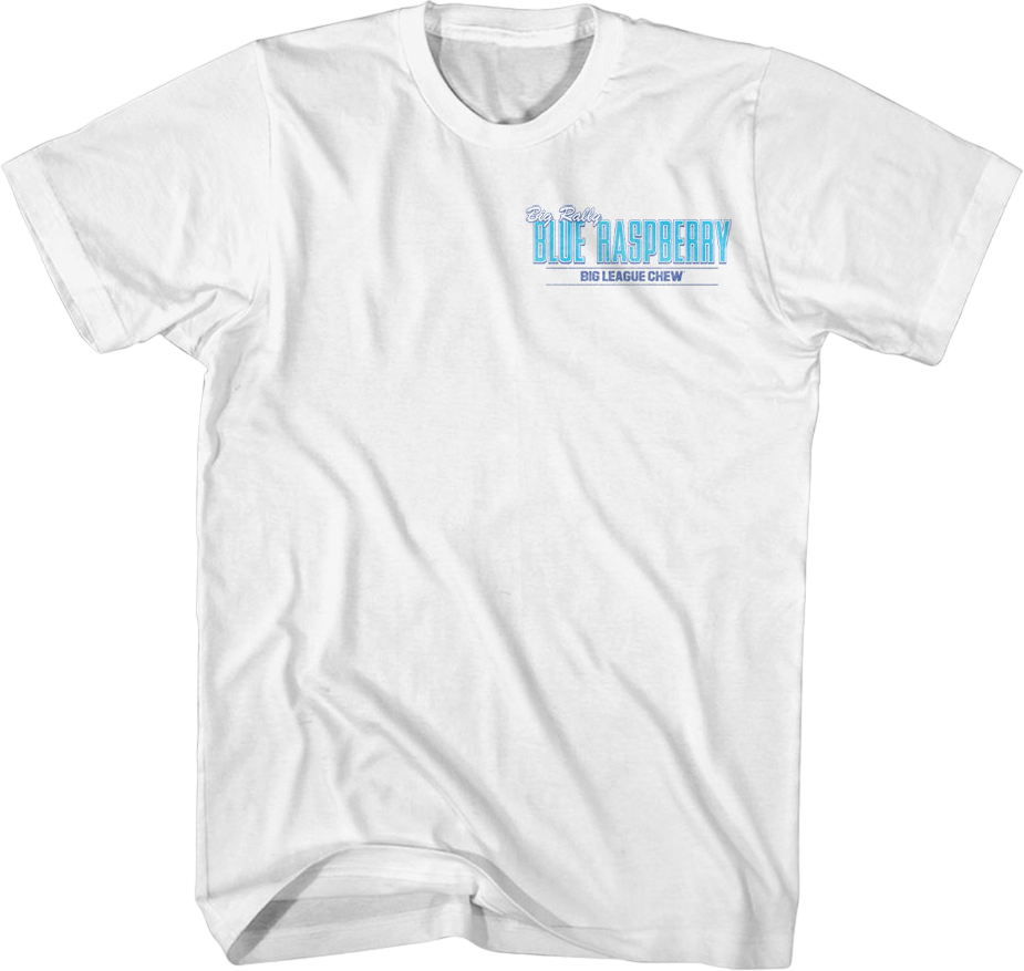 Front & Back Big Rally Blue Raspberry Big League Chew T-Shirt Hoodie, Sweatshirt | CiraTrend.com (Image 3)