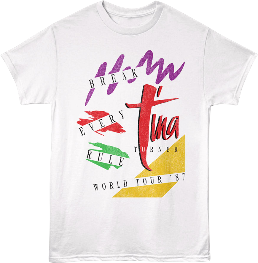 Front & Back Break Every Rule World Tour '87 Tina Turner T-Shirt Hoodie, Sweatshirt | CiraTrend.com (Image 1)
