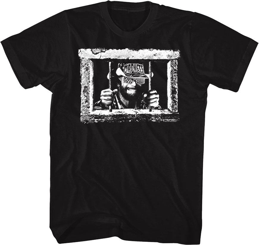 Front & Back Caged Madness Macho Man Randy Savage T-Shirt Hoodie, Sweatshirt | CiraTrend.com (Image 1)