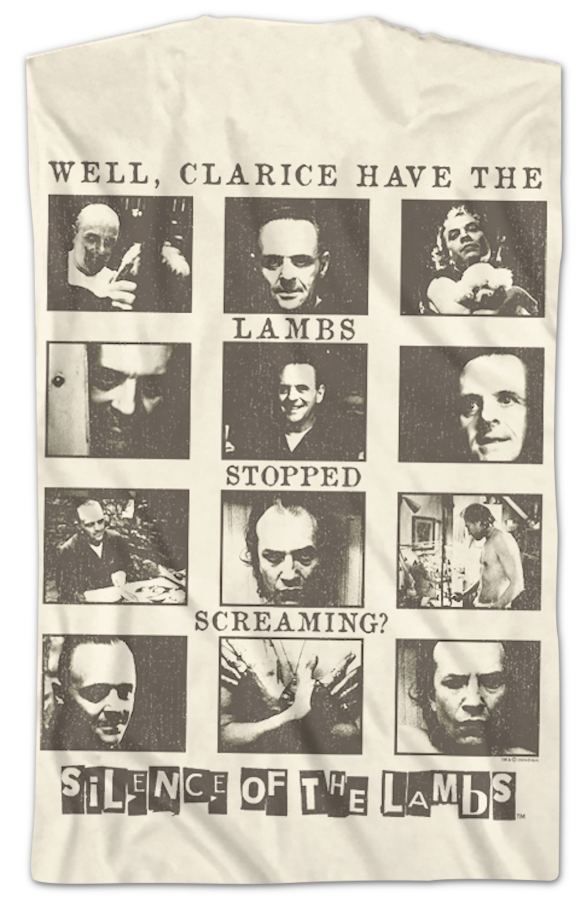 Front & Back Collage Silence of the Lambs T-Shirt Hoodie, Sweatshirt | CiraTrend.com (Image 2)