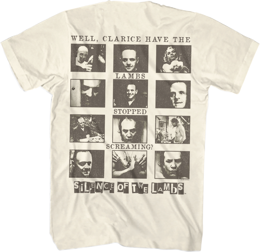 Front & Back Collage Silence of the Lambs T-Shirt Hoodie, Sweatshirt | CiraTrend.com (Image 1)