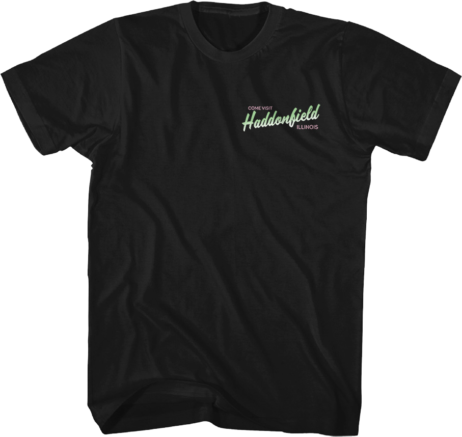 Front & Back Come Visit Haddonfield Halloween T-Shirt Hoodie, Sweatshirt | CiraTrend.com (Image 3)