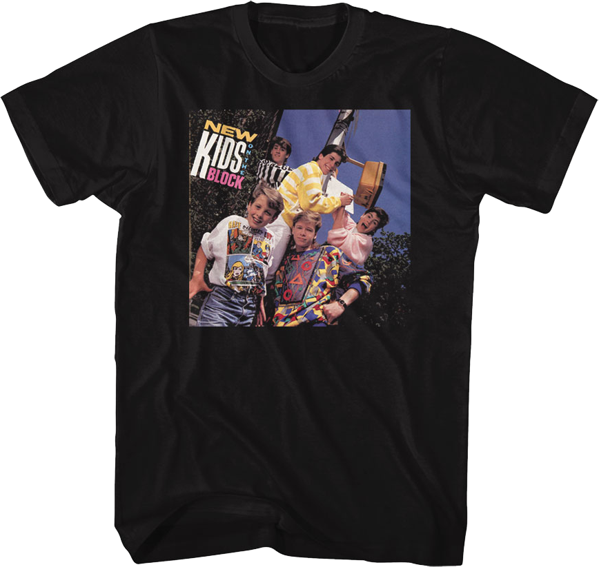 Front & Back Debut Album New Kids On The Block T-Shirt Hoodie, Sweatshirt | CiraTrend.com (Image 1)