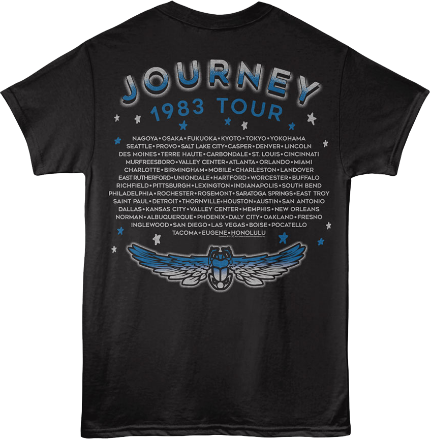 Front & Back Don't Stop Believin' Journey T-Shirt Hoodie, Sweatshirt | CiraTrend.com (Image 3)