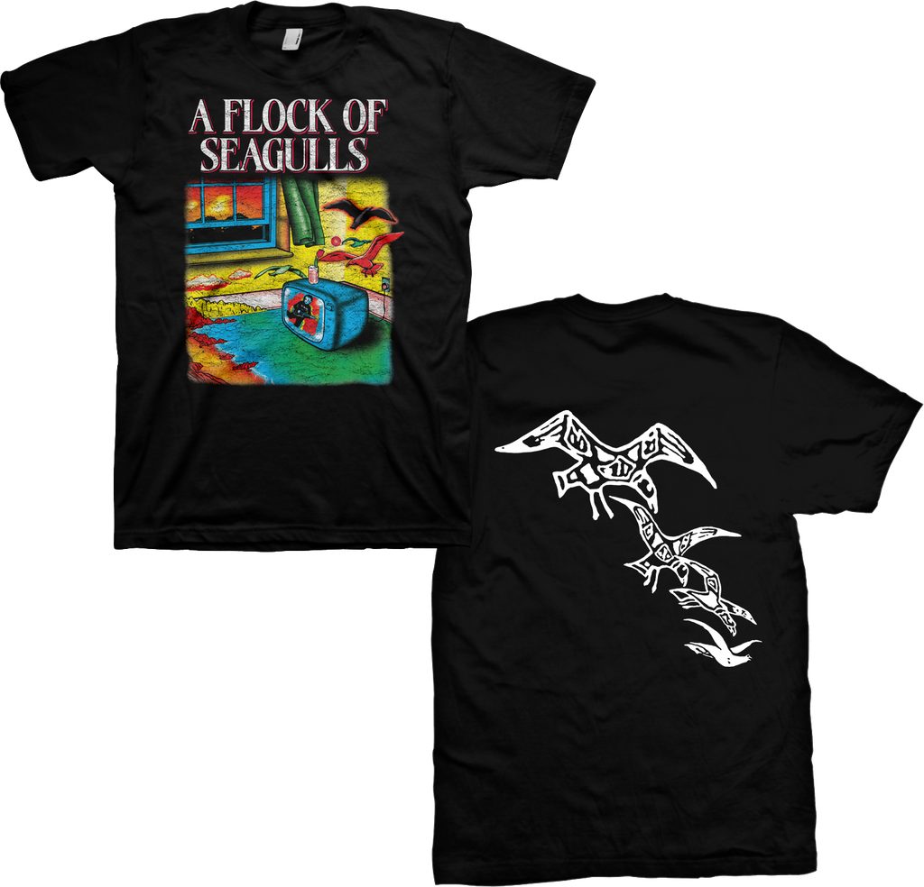 Front & Back Flock Of Seagulls T-Shirt Hoodie, Sweatshirt | CiraTrend.com (Image 3)