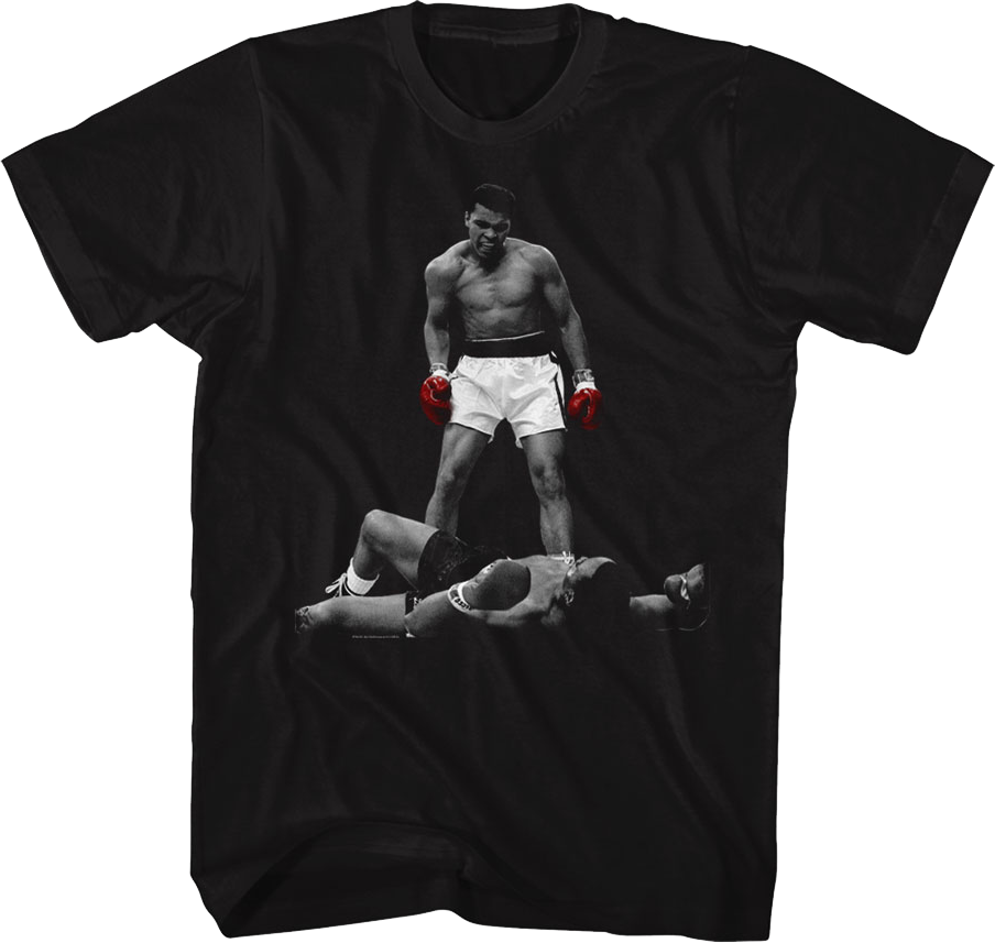 Front & Back Get Up Muhammad Ali T-Shirt Hoodie, Sweatshirt | CiraTrend.com (Image 1)