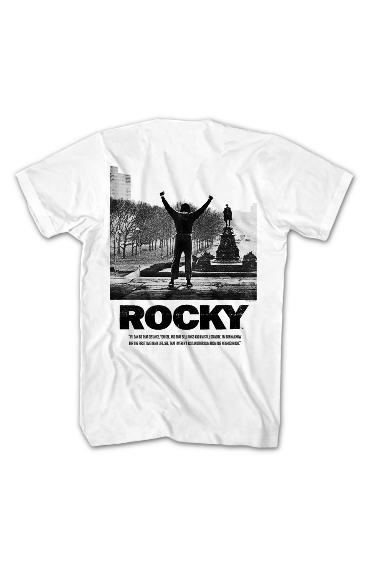 Front & Back Go The Distance Rocky T-Shirt Hoodie, Sweatshirt | CiraTrend.com (Image 2)